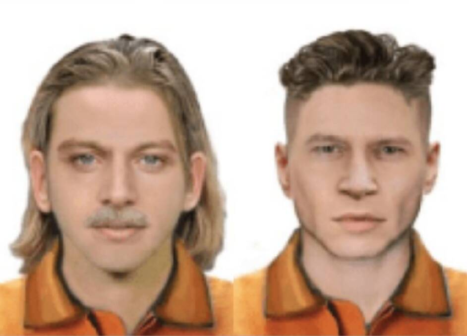 Police have released a face-fit of two men who committed an aggravated burglary at Crossley in August. 