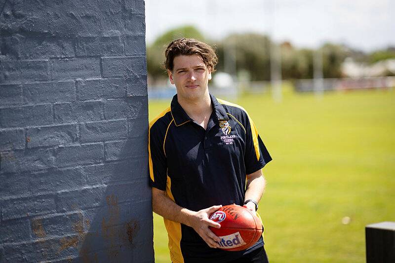 Portland coach Lochie Huppatz is a workhorse in the Tigers' midfield. File picture 