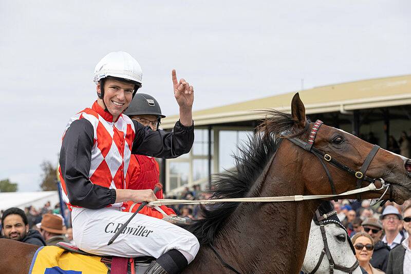 Campbell Rawiller, pictured at Warrnambool racecourse in 2023, is on the comeback trail from injury. File picture 