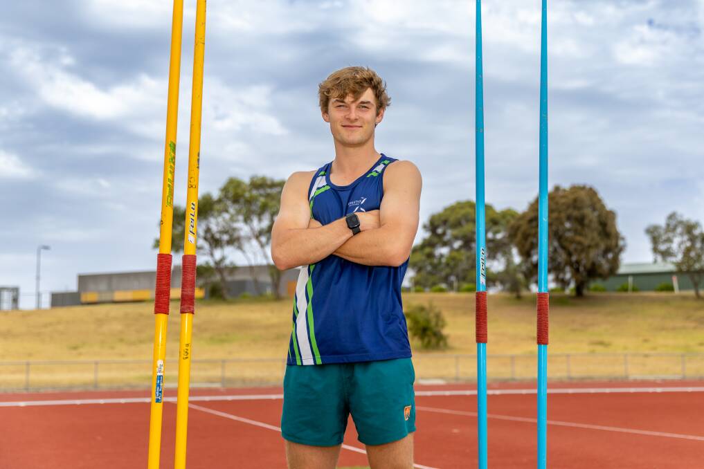 Warrnambool's Jeff Collins is part of Athletics South West Turbines' program. Picture by Eddie Guerrero 
