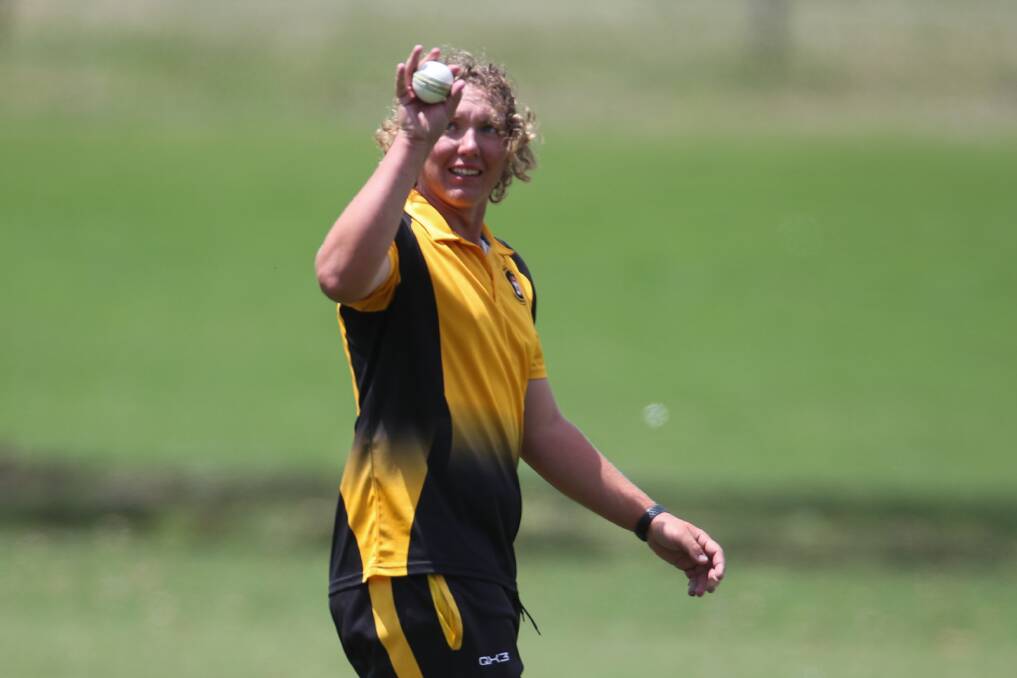 Isaac Fowler, pictured playing for South West Cricket club Woorndoo in 2022, is making a mark at West Warrnambool. File picture 