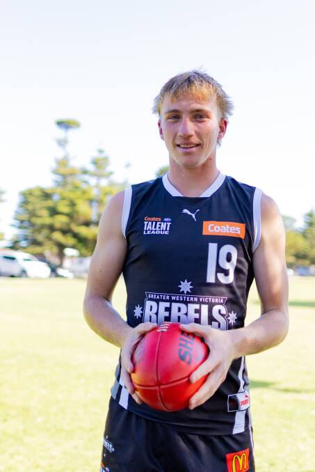 Mitch Lloyd plays club football for Koroit and representative football for GWV Rebels. Picture by Anthony Brady 