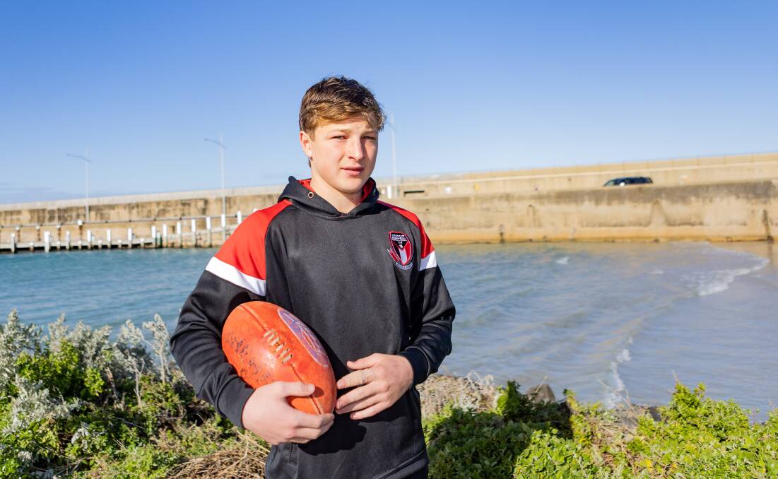 Koroit teenager Talor Byrne will return to the Saints' senior team. Picture by Anthony Brady 