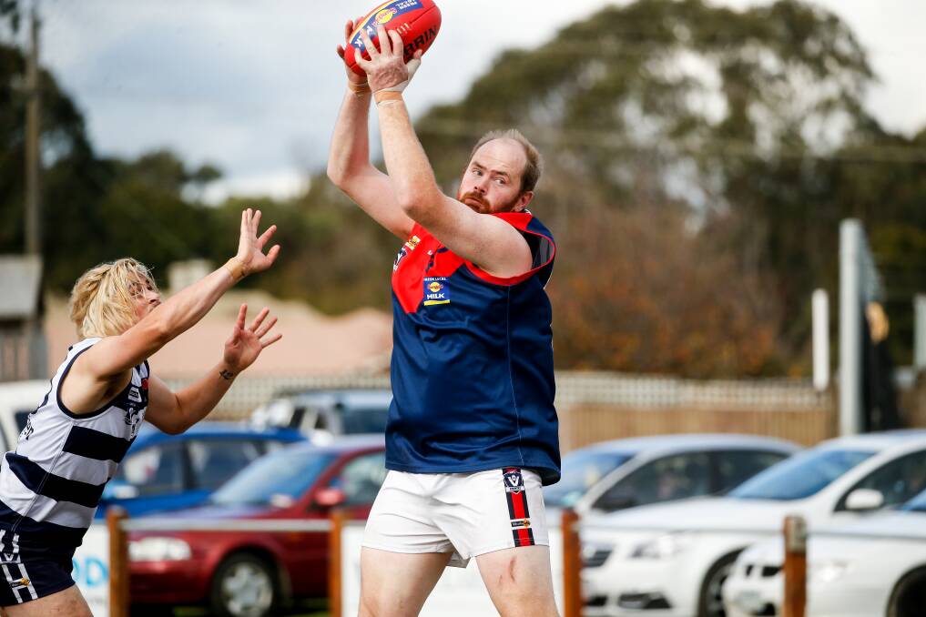 Marcus Hickey played 241 senior games in a row before having a rest in round five. Picture by Anthony Brady 