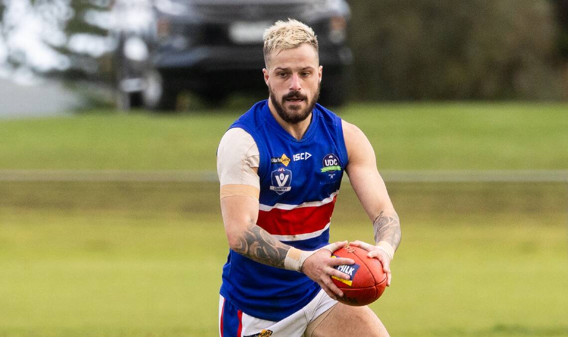 Louis Kew will leave Panmure and play for Nirranda in 2024. Picture by Anthony Brady 