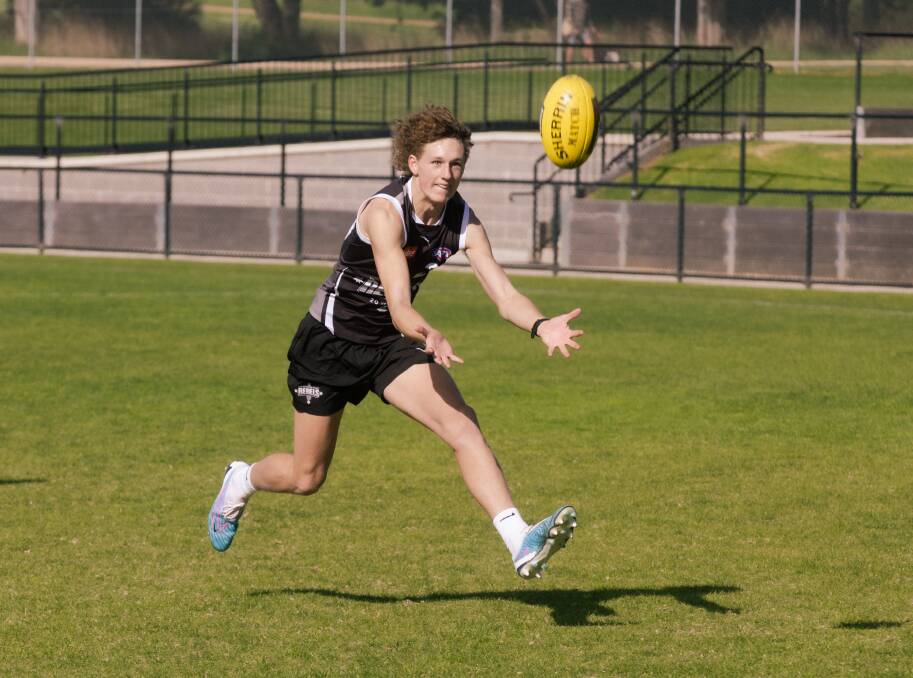 Cobden's Ben McGlade training with GWV Rebels in Warrnambool in 2023. File picture 