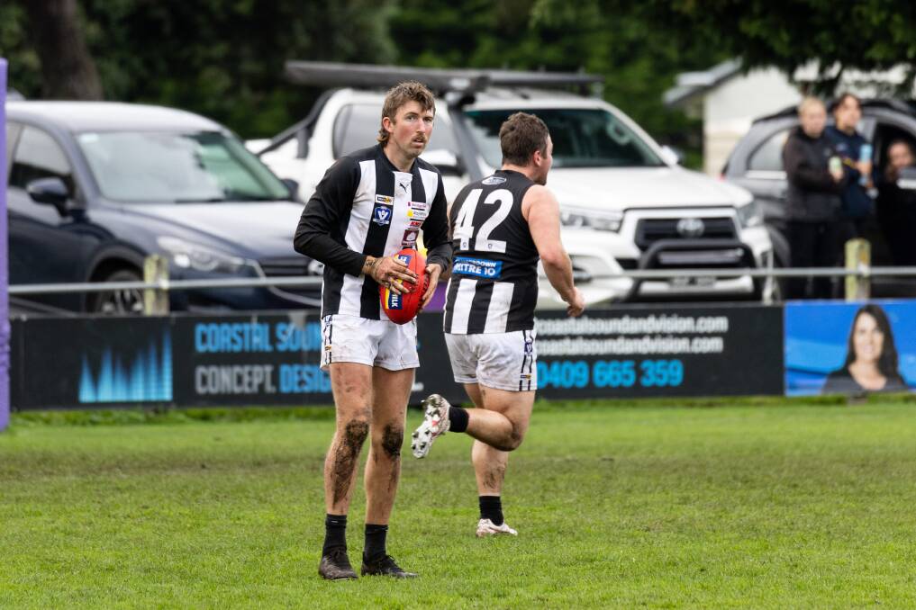 Camperdown defender Brendan Richardson is out with a hamstring injury. Picture by Anthony Brady 