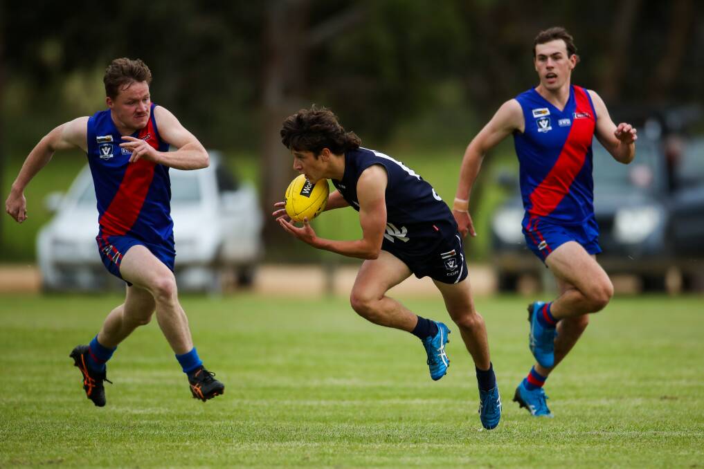 DANGEROUS: Cooper Hoffmann returns to Warrnambool's team after kicking six goals in the under 18s last round. Picture: Morgan Hancock 
