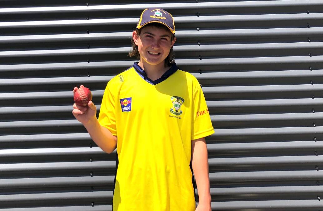 Rory Baulch took four wickets for Warrnambool Gold against Mount Gambier. Picture supplied 