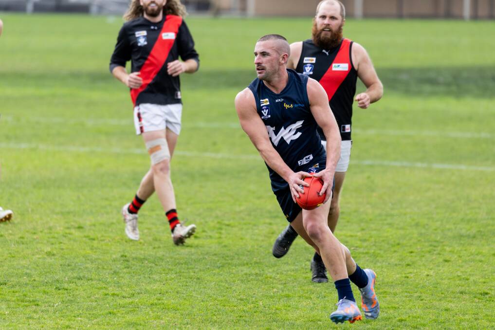 Darcy Graham in action for Warrnambool during the 2023 season. Picture by Anthony Brady 