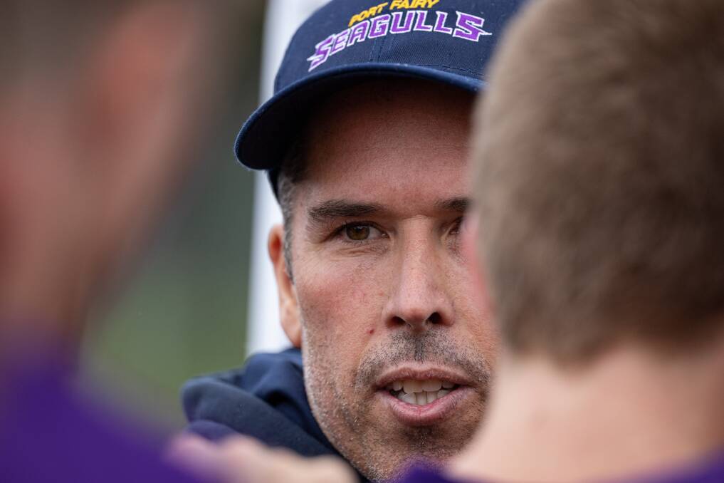 Port Fairy coach Dustin McCorkell has his eyes on the 2024 season. Picture by Sean McKenna 