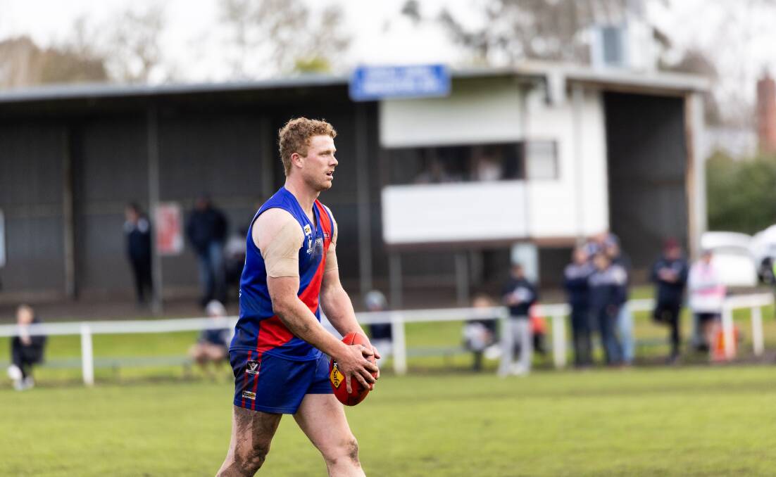 Lachlan Wareham returned to Terang Mortlake's forward line in round 16. Picture by Anthony Brady 