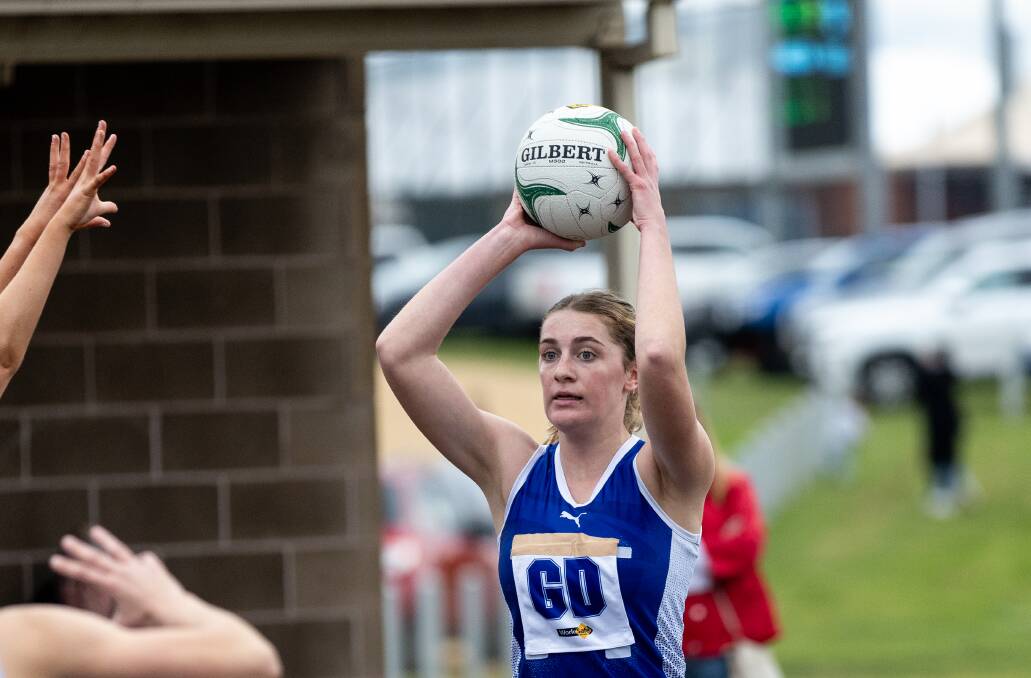 Hamilton Kangaroos' hierarchy is pleased with Ella Sevior's development on the netball court. Picture by Anthony Brady 