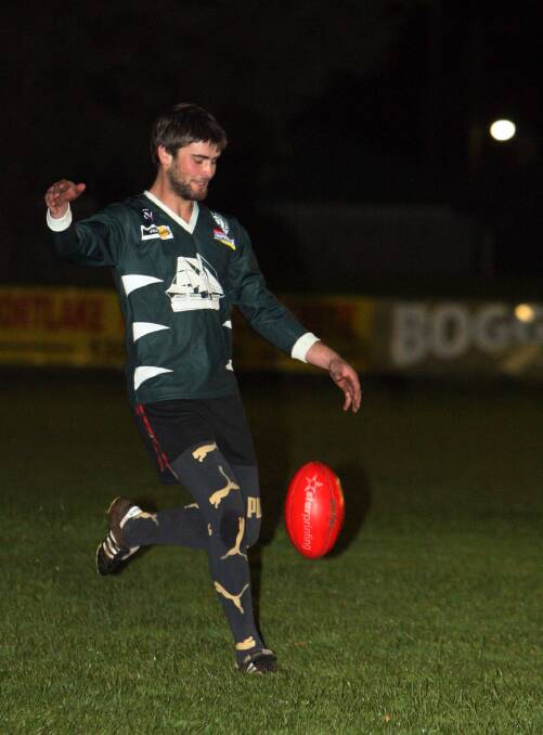 A young Brad Thomas training with the Hampden interleague team in 2011. File picture 