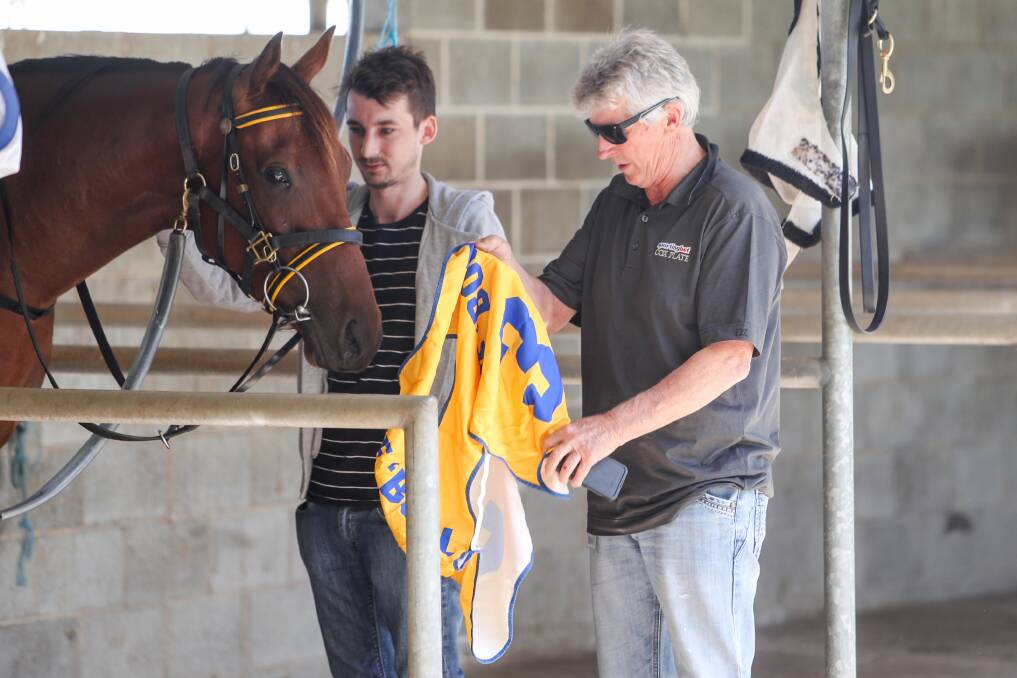 READY: Bill Cerchi is hoping for success on the racing track on Monday. Picture: Morgan Hancock 