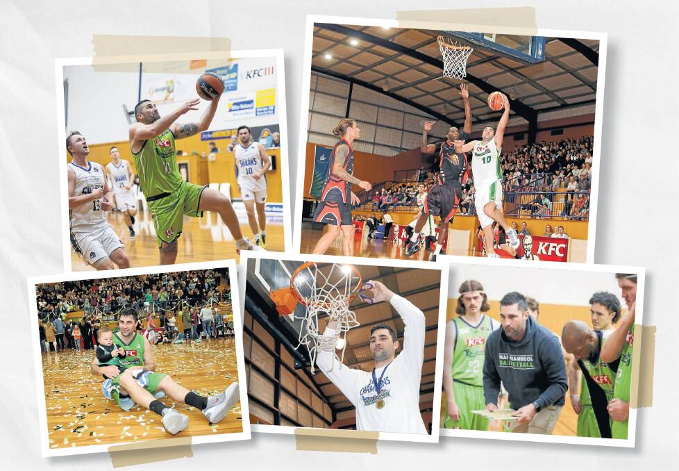 Alex Gynes has spent eight years in Warrnambool's basketball program, winning a title in 2016. Pictures by Rob Gunstone, Sean McKenna and Eddie Guerrero 
