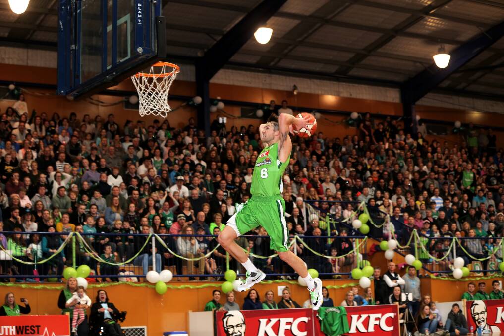 Nathan Sobey went on to play for the Australian Boomers after winning a Big V title with Warrnambool Seahawks in 2016. File picture 