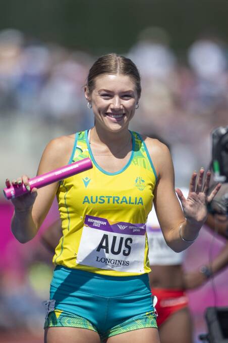 Australian sprinter Mia Gross will visit the south-west and immerse herself in Victorian Athletic League events. Picture by Getty Images