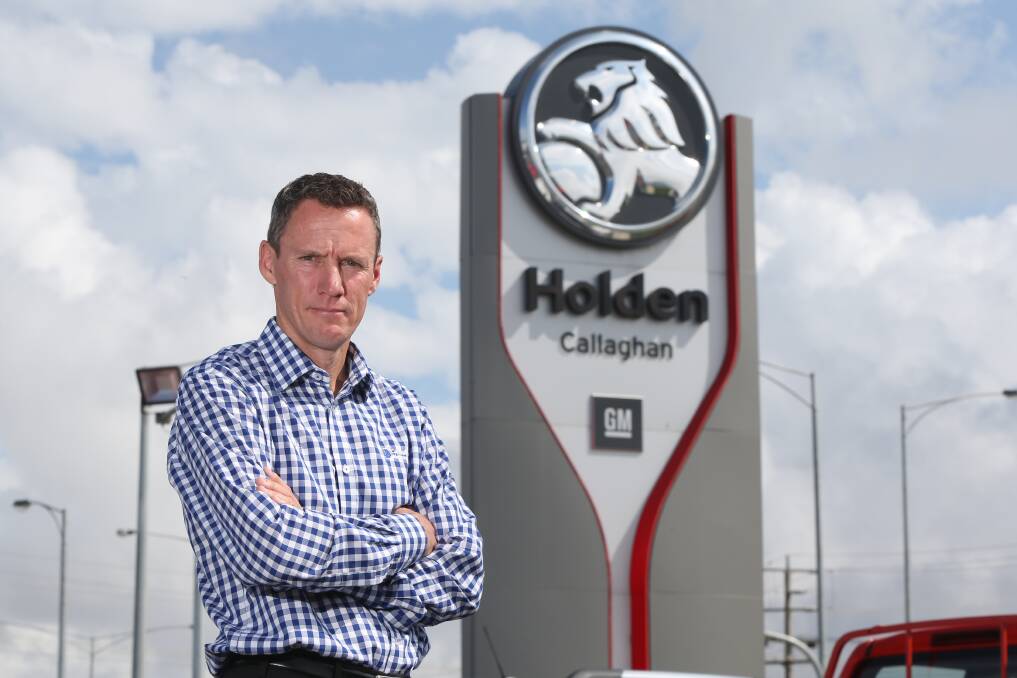 Steve Callaghan at Callaghan Motors in 2018. File picture 