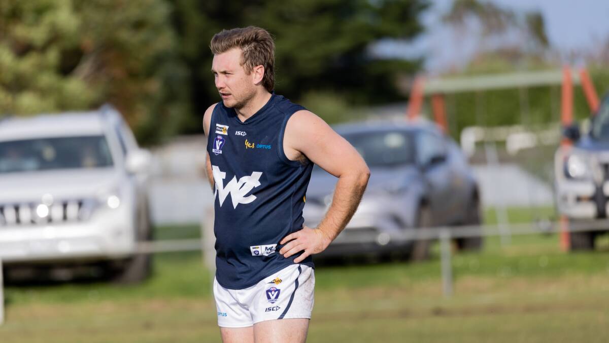 Jed Turland, now 30, has played for Warrnambool since childhood. Picture by Anthony Brady 