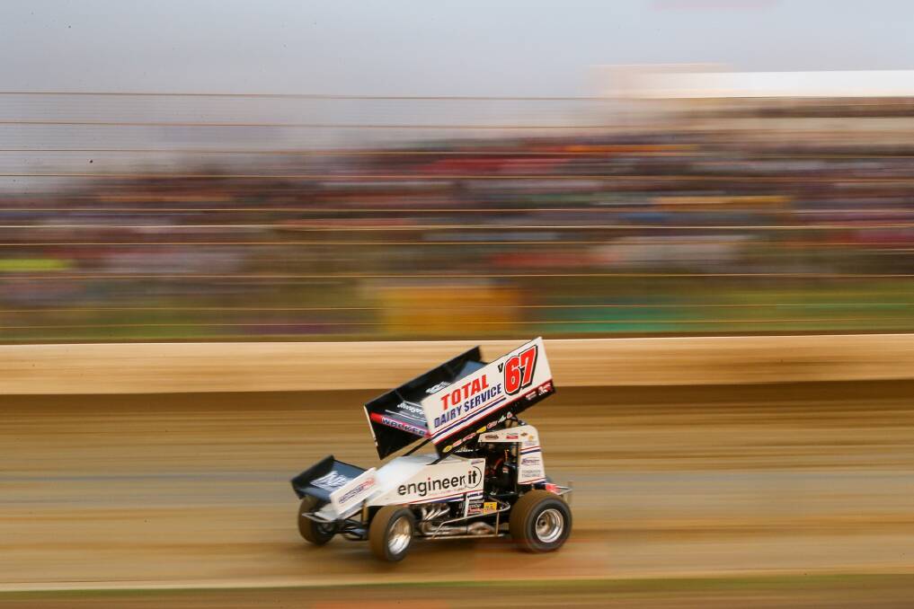 ZOOM ZOOM: Luke Walker misses the thrill of going fast in his race car. Picture: Morgan Hancock