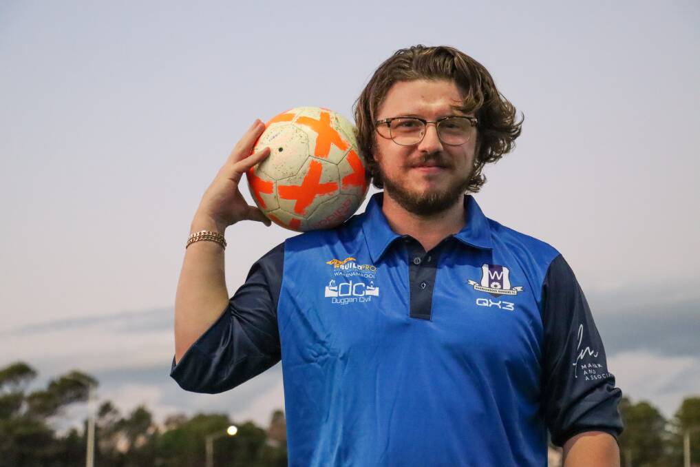 Elijah Macchia moved to Warrnambool six weeks ago and has taken on Rangers' coaching job. Picture by Justine McCullagh-Beasy 