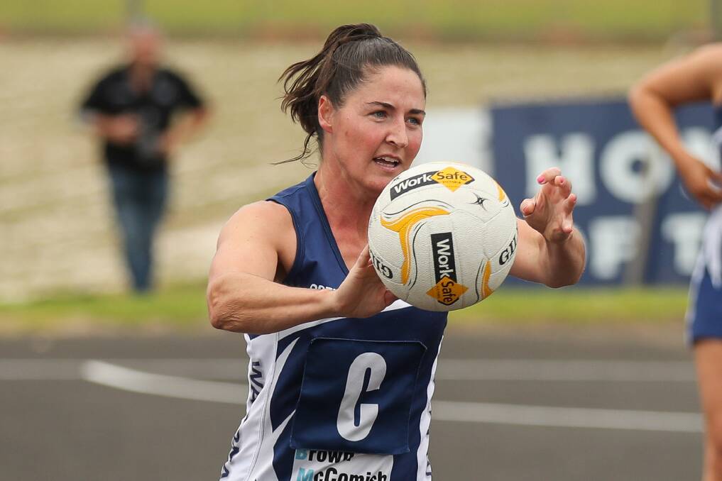 Sarah Cowling has been a mainstay in the Blues' midcourt for more than a decade. File picture 