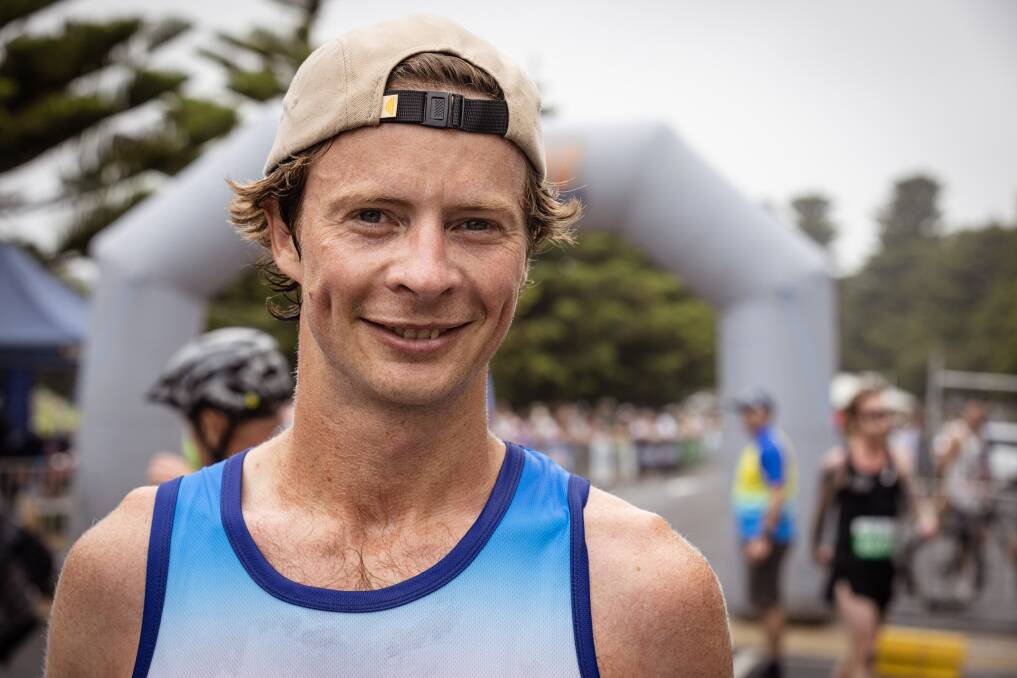 Jason Daye was happy to take out the 2024 Surf T Surf 10km event. Picture by Sean McKenna 