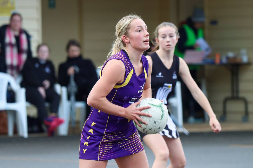Tessa Allen is holding down centre for Port Fairy in 2023. Picture by Justine McCullagh-Beasy 