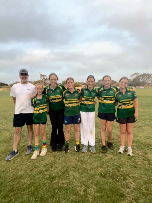 Allansford-Panmure Gold after its grand final win. Picture supplied 