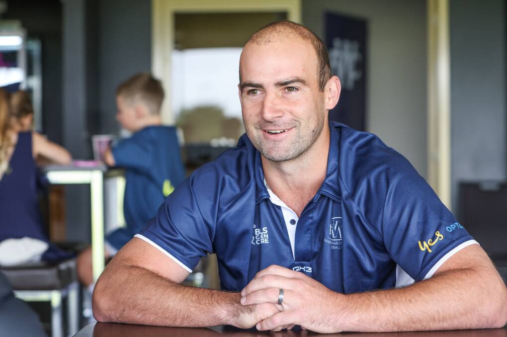 Ben Cunnington will draw fans through the gates at Warrnambool's Reid Oval. Picture by Anthony Brady 