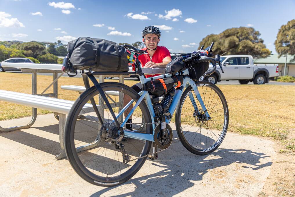 Cycling is a passion for Warrnambool's Simon Crispe. Picture by Eddie Guerrero 