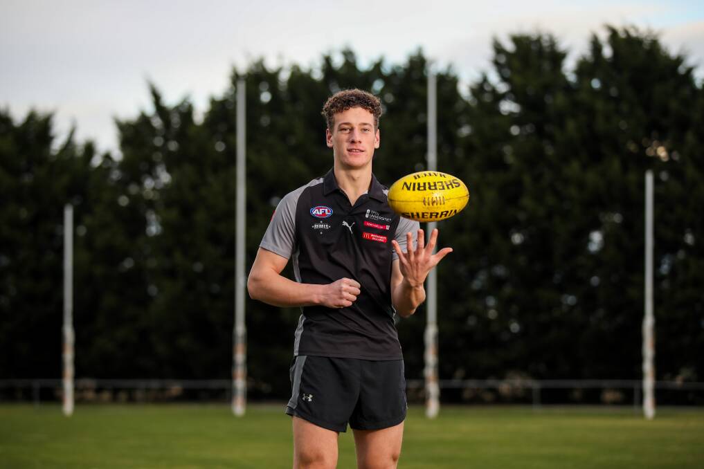 Josh Rentsch, pictured at Penshurst in 2021, enjoyed a strong stint with GWV Rebels before moving onto the SANFL. File picture 