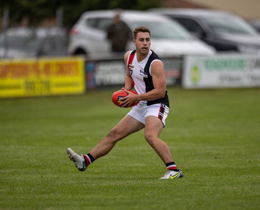 Koroit's Frazer Robb in action during the 2023 Hampden league season. Picture by Sean McKenna 