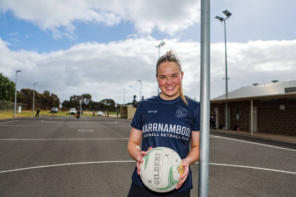 Hollie Castledine started pre-season with her new club Warrnambool on November 16. Picture by Anthony Brady 