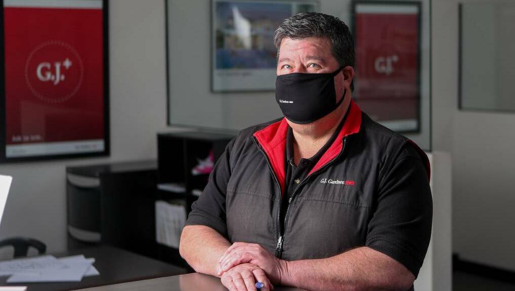 RELIEVED: GJ Gardner Homes Warrnambool director Andrew Womersley is glad the lockdown is over. Picture: Morgan Hancock
