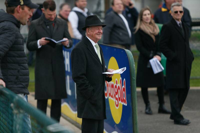 MISSING: Veteran racing official Frank Beattie will sit out this year's Warrnambool May Carnival due to the coronavirus pandemic. Picture: Mark Witte