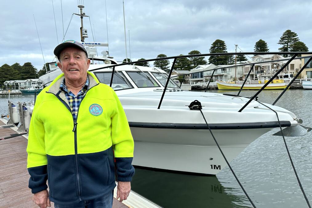Grant Bedwell has been recognised for his work with the Port Fairy Marine Rescue Service. Picture by Katrina Lovell 