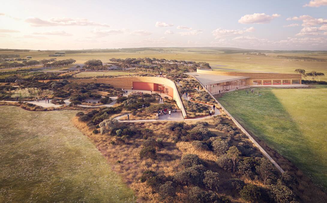 The new look visitor centre will have a roof-top garden. Picture supplied