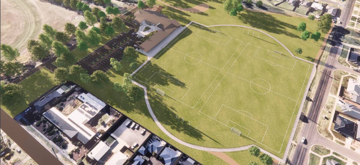 Work will start next month on new soccer pitches at Brierly Recreation Reserve but a contract for the lighting is yet to be awarded after costs exceeded budget.