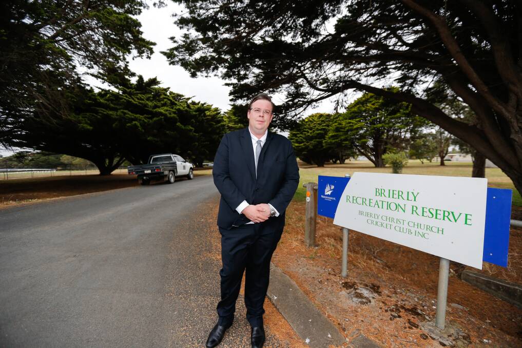 Mayor Ben Blain says work on the oval was the first step of a major upgrade for Brierly Recreation Reserve. Picture file