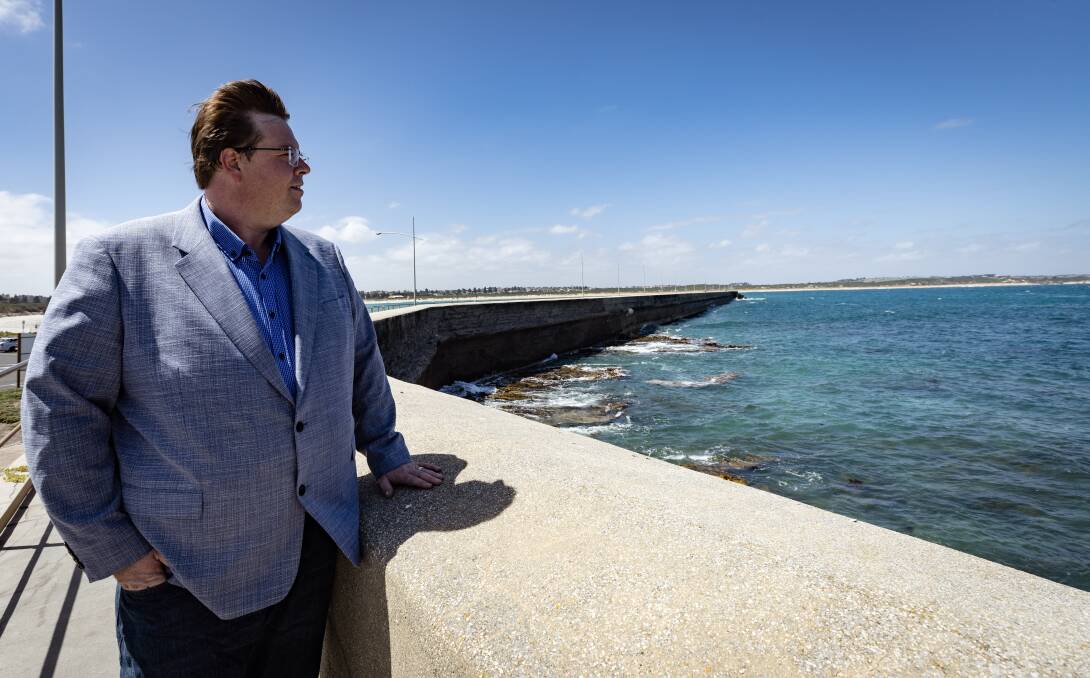 Warrnambool mayor Ben Blain says he has some concerns about wind turbines off the coast. Picture file