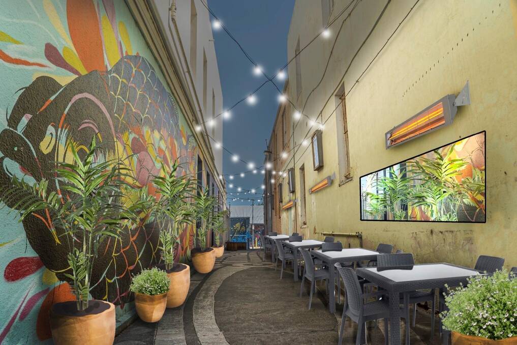 More dining options in the city's laneways has been put forwards as another idea for outdoor spaces.