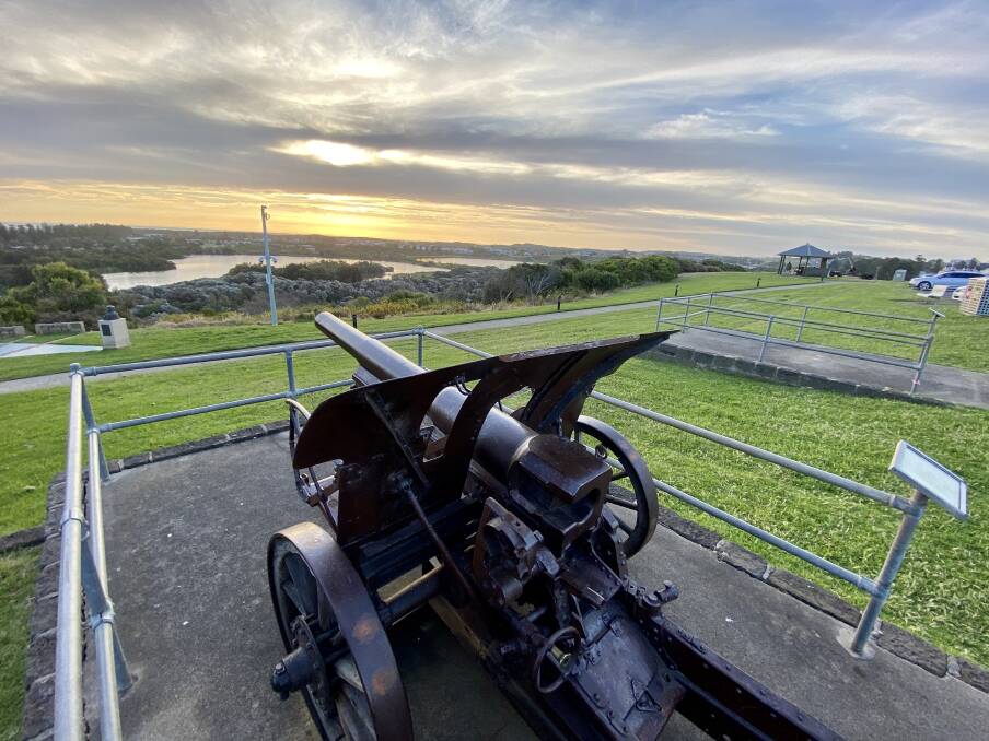 One WWI gun was returned to Cannon Hill but the location for a second is still sitting empty.