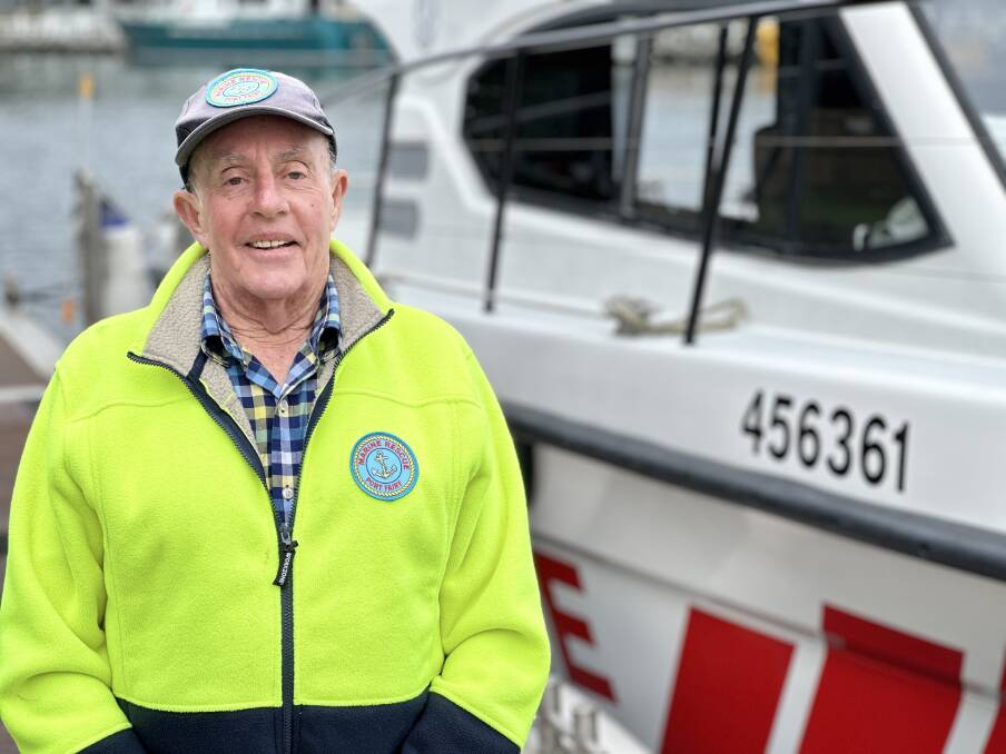 Grant Bedwell has been recognised for his work with the Port Fairy Marine Rescue Service. Picture by Katrina Lovell