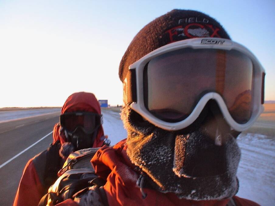Sam Clear endured conditions from the extreme cold and to blistering heat during his 568-day trek.