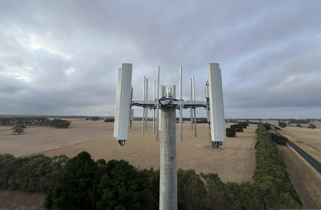 A new mobile base station has been installed at Byaduk North. Picture supplied