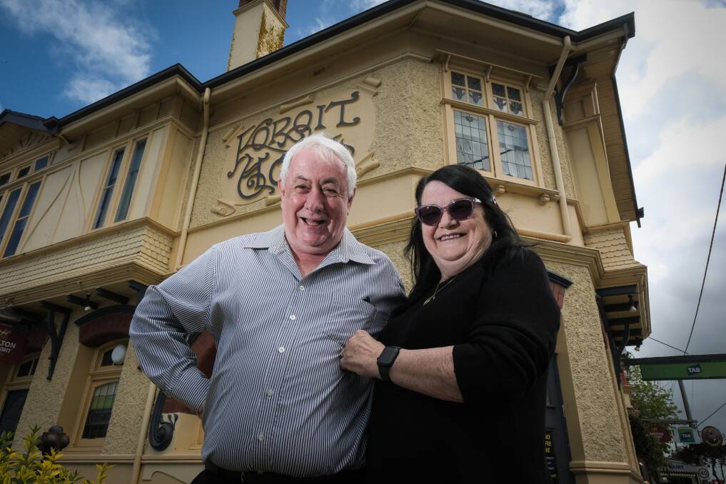 Peter and Janet Archbold have come out of retirement to run Koroit's Mickey Bourke's hotel.Picture by Sean McKenna