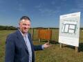 Real estate agent Gary Attrill says construction of houses in the new estate can now start after the land had been titled. Picture file