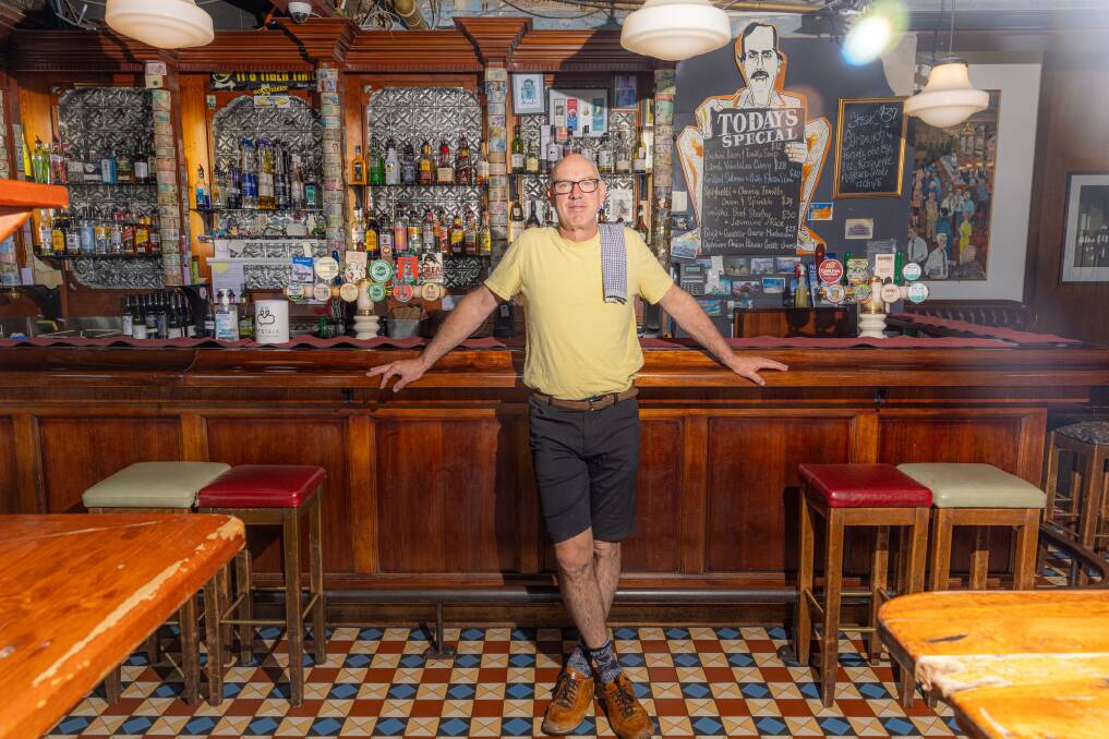 It's the end of an era at Hotel Warrnambool for Stephen Phillpot with the pub being sold. It will change hands early in the new year. Picture by Eddie Guerrero 